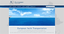 Desktop Screenshot of europeanyachttransfer.com