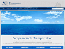 Tablet Screenshot of europeanyachttransfer.com